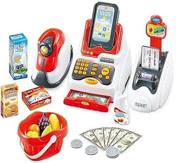 Pinnappo Kids Cash Register Play Set Toys