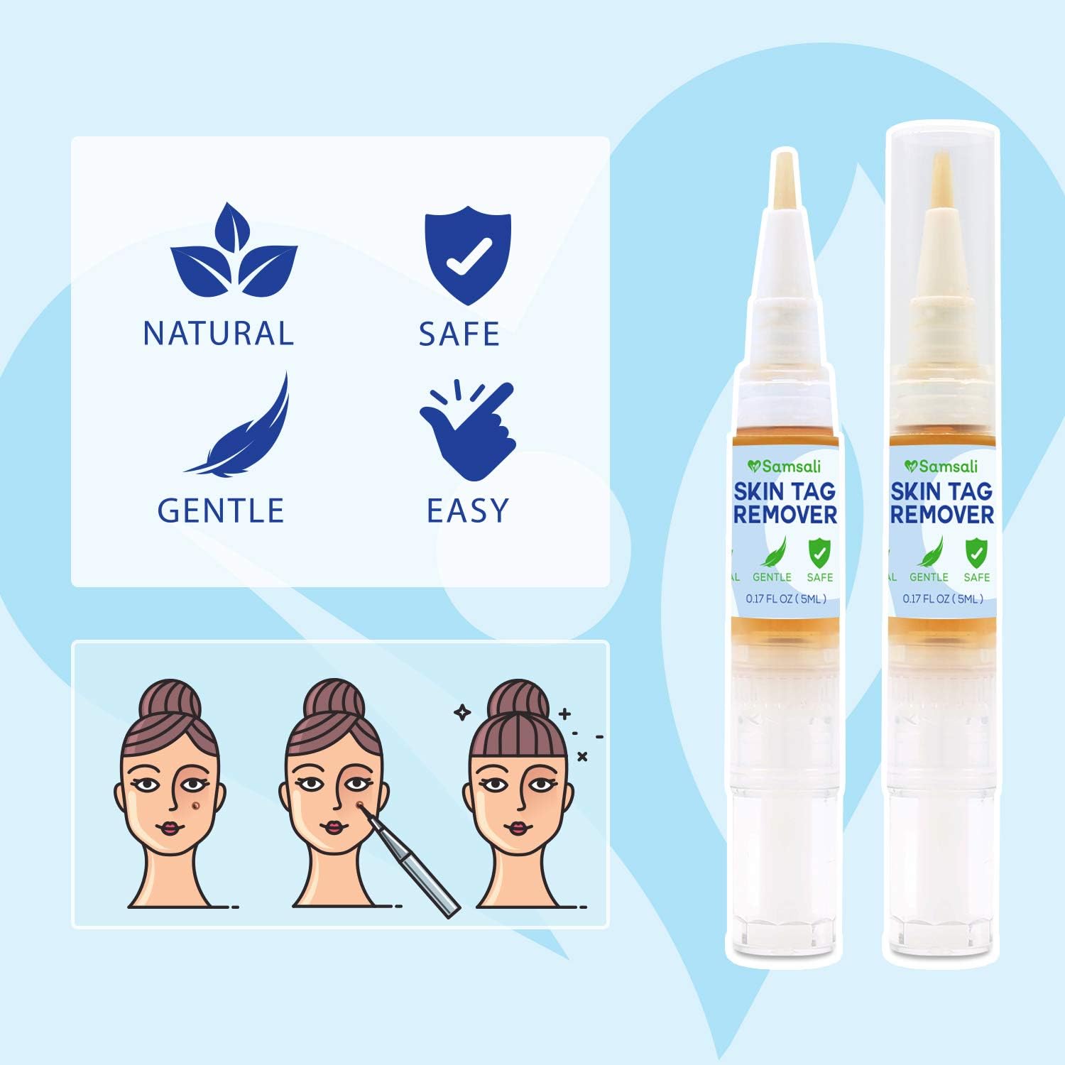 Samsali Skin Tag Remover, Skin Tag Removal For All Kind Of Skin, Best Skin Tag Remover: Health & Personal Care