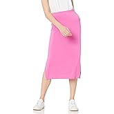 Amazon Essentials Women's Pull-On Knit Midi Skirt (Available in Plus Size)