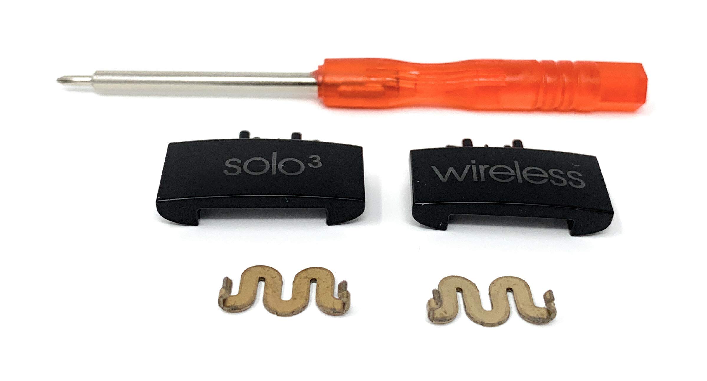 Solo3 Replacement Metal Hinge Clip Pin Repair Parts Kit Cover for Solo 3.0 Wireless Headphones (Matt Black)