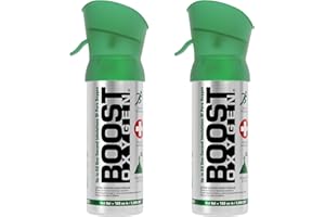 Boost Oxygen Pocket Size Natural 3L Canister | Respiratory Support for Aerobic Recovery, Altitude, Performance & Health (2 Pack)