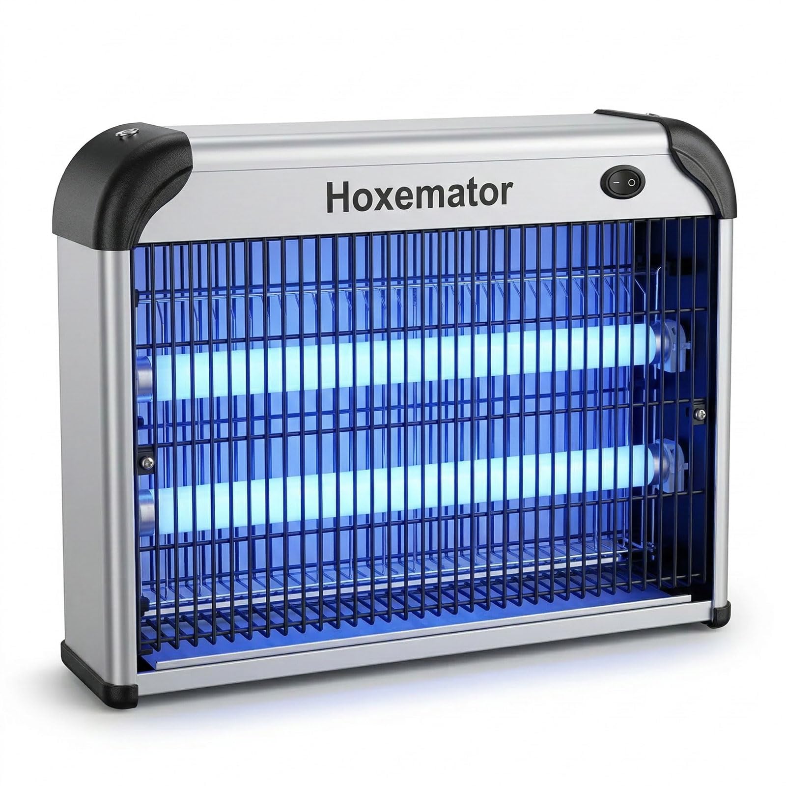 Hoxemator Elektrischer Insektenvernichter 20W Mückenlampe mit Dual 365nm UV Licht & 2000V Hochspannungs-Gitter, Fliegenfalle Elektrisch Chemiefrei, Hängend oder Tischgerät für Haus, Küche, Garage