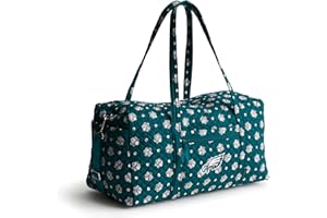 Vera Bradley Women's Cotton NFL Large Travel Duffel Bag (Multiple Teams Available)