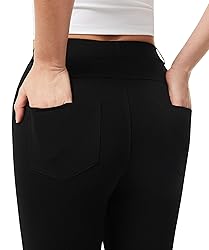 AFITNE Women's Yoga Dress Pants Skinny Pull On Work