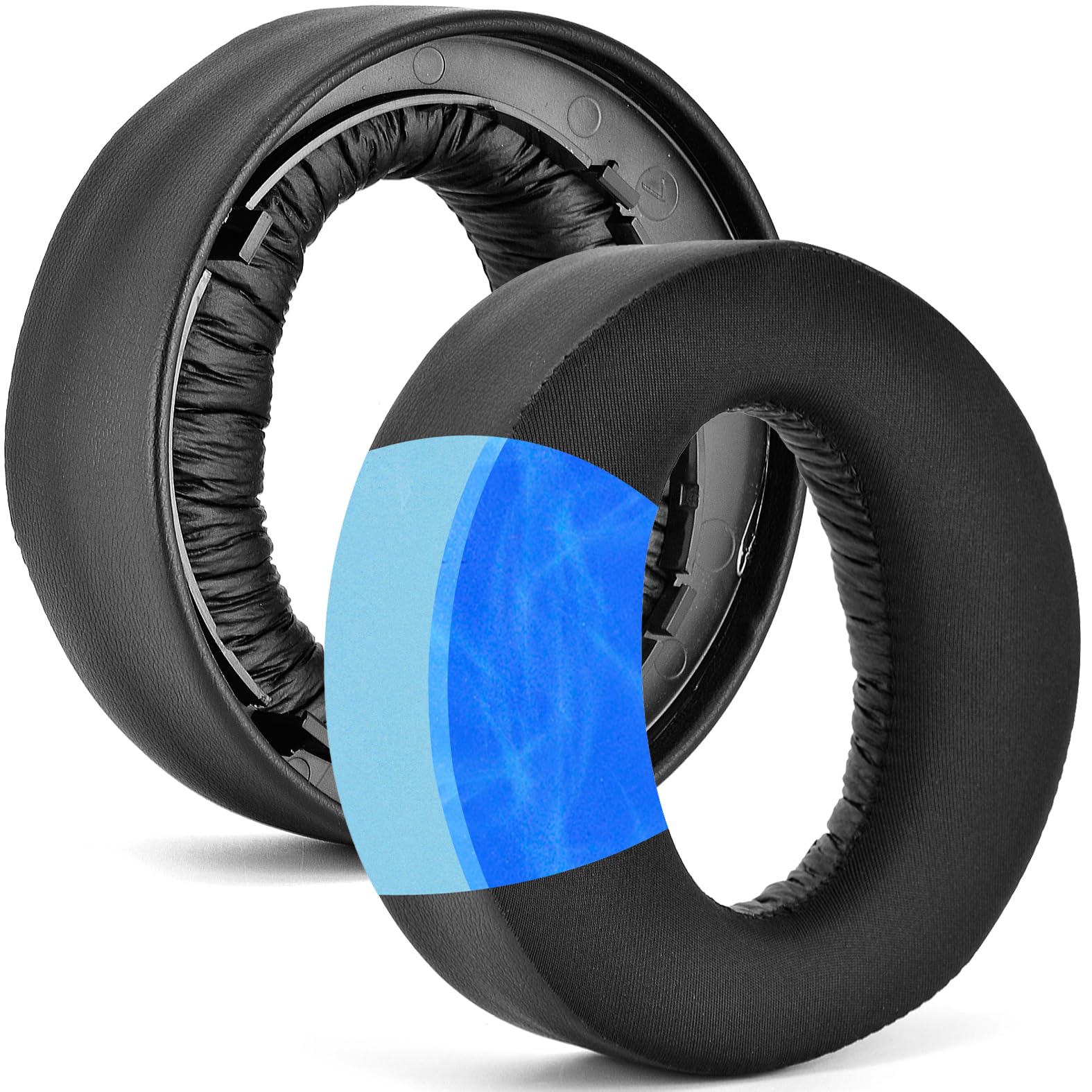 defean - PS5 Cooling Gel Earpads - Replacement Case Compatible with defean PS5 Wireless Headphones, Pulse 3D Wireless Earbuds, Cool Vsilky Cool Fabric, Foam with — image 1