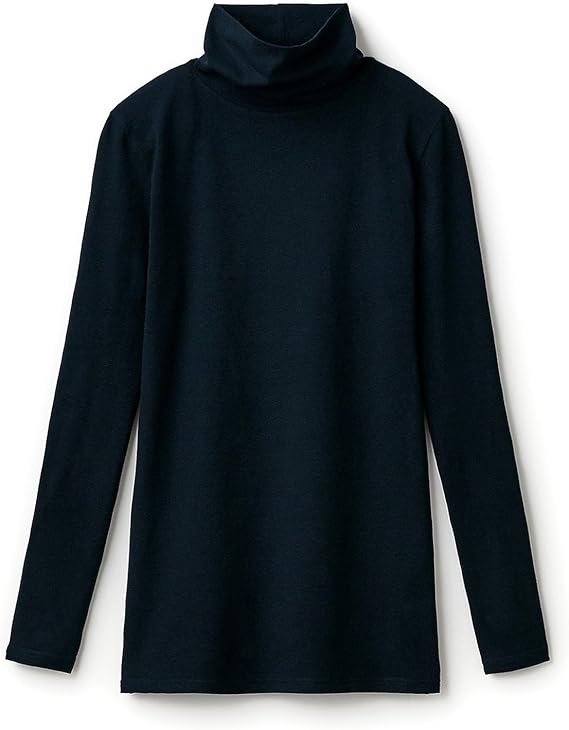 Amazon ベルメゾン あったか インナー ホットコット 綿混 タートル ネック 長袖 C レディース インナーシャツ 通販