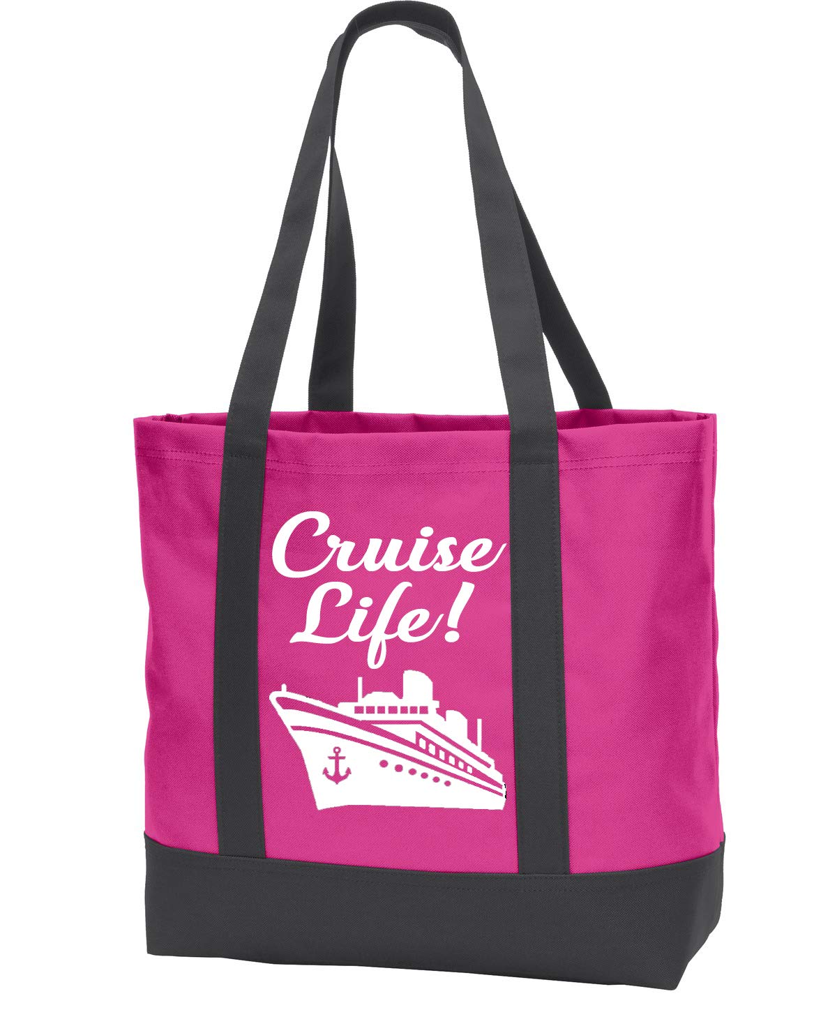 Cruise theme large open tote bag carry all your gear