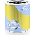 LEVOIT Genuine Core 400S-P Air Purifier Pet Allergy Replacement Filter, Supports HEPA Sleep Mode, High-Efficiency Activated Carbon for Removal of Pollen, Allergen, Core 400S-RF-PA, 1 Pack, Yellow