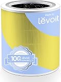 LEVOIT Genuine Core 400S-P Air Purifier Pet Allergy Replacement Filter, Supports HEPA Sleep Mode, High-Efficiency Activated Carbon for Removal of Pollen, Allergen, Core 400S-RF-PA, 1 Pack, Yellow