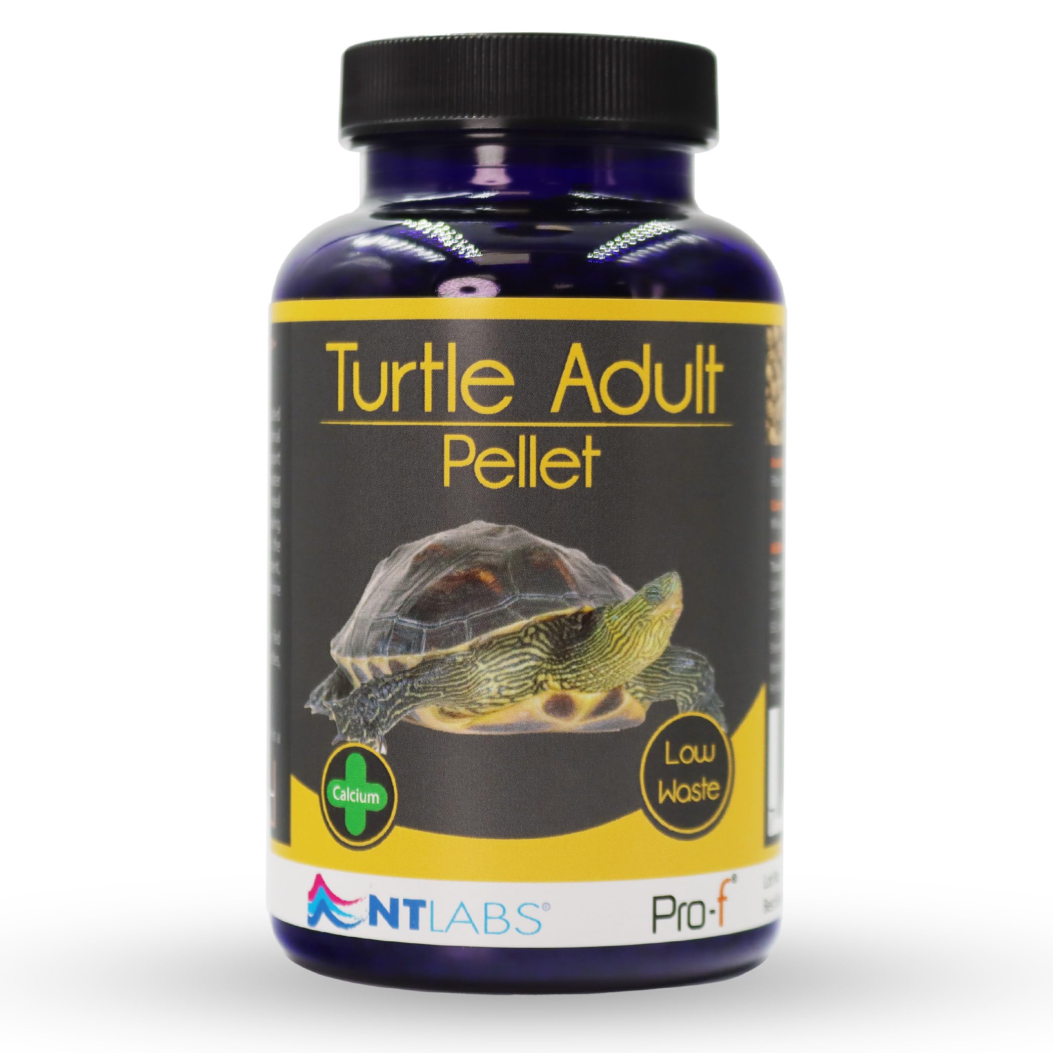 NT Labs Pro-f Turtle Adult Pellets, Optimum Protein Levels to Ensure Easy Digestion, Supports Healthy Growth, Highly Nutritious Turtle Feed (120g)