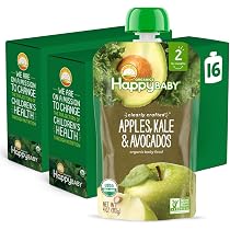 Happy Baby Organics Stage 2 Baby Food Pouches, Gluten Free