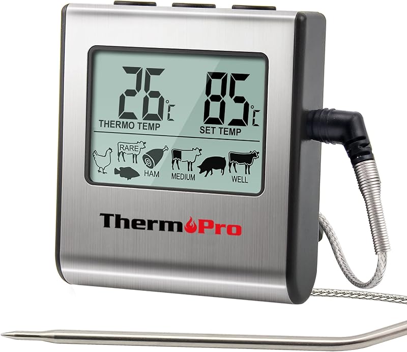 ThermoPro TP16 Digital Kitchen Meat Thermometer with 16.5cm Probe