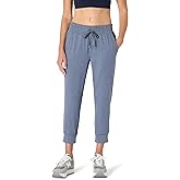 Amazon Essentials Women's Athletic Soft Performance Lightweight Cropped Capri Workout Jogger Sweatpants