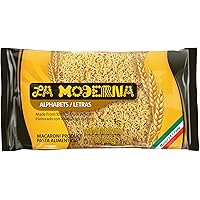 La Moderna Alphabet Pasta, Noodles, Durum Wheat, Protein, Fiber, Vitamins, 7 Oz