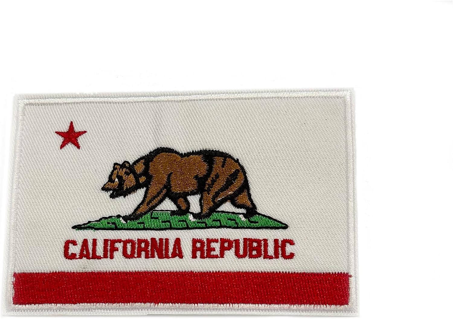Mixed Media - California State Flag Patch Emblem 4.25