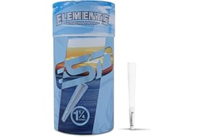 RAW - Elements Ultra Thin Rolling Paper Cones 1 1/4 | 100 Pack | Pre Rolled with Tips and Packing Tubes Included