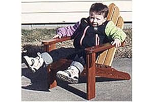 WOODCRAFT Project Paper Plan to Build Child's Adirondack Chair - Material Not Included