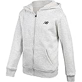 New Balance Boys Sweatshirts - Soft Fleece Sherpa Lined Hoodies for Boys - Zip Up Cotton Youth Kids Hoodie Sweatshirt