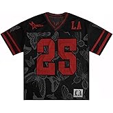 SOLY HUX Men's Summer Jersey Shirts Short Sleeve V Neck Graphic Tees Sports Baggy T-Shirt Tops