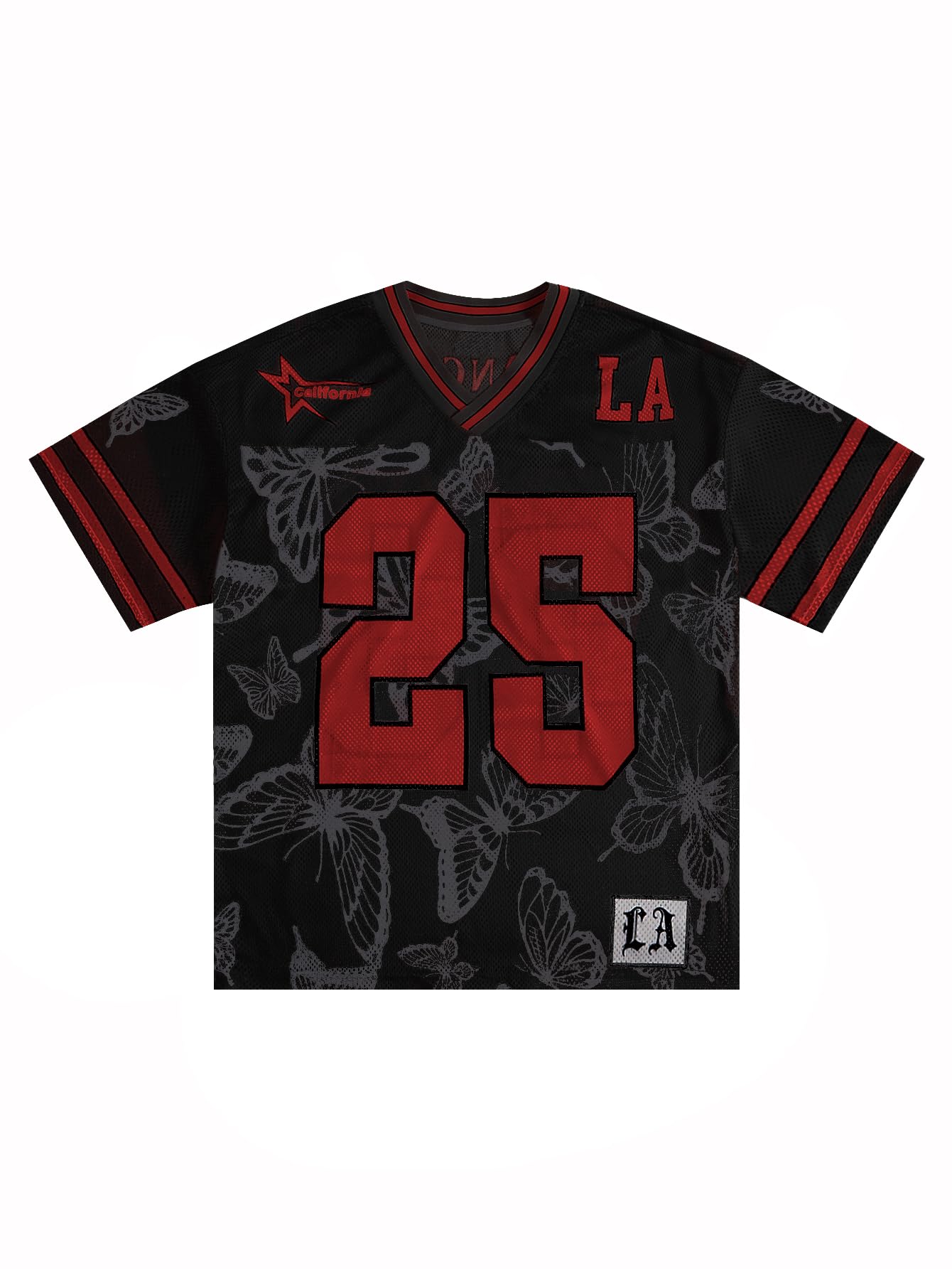 SOLY HUX Men's Summer Jersey Shirts Short Sleeve V