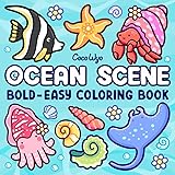 Ocean Scene: Coloring Book for Adults and