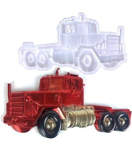 Vintage Old Classic Truck Silicone Car Mold - Mad Dog Crafting