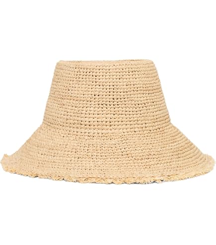 L*Space Wayne Hat for Women, Summer Silhouette, 100% Palm 