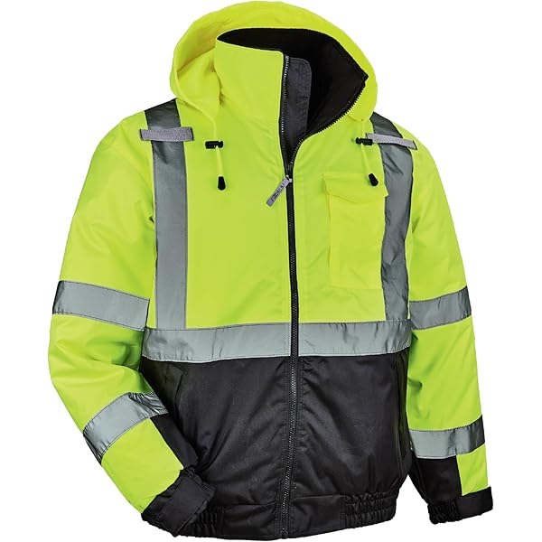 Reflective Jacket Order RCJ3210X4 By Pyramex Hi-Vis Lime Jacket