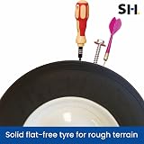 Select Hardware 36cm Flat-Free Wheelbarrow Wheel 16mm Bore 181kg Load view 6