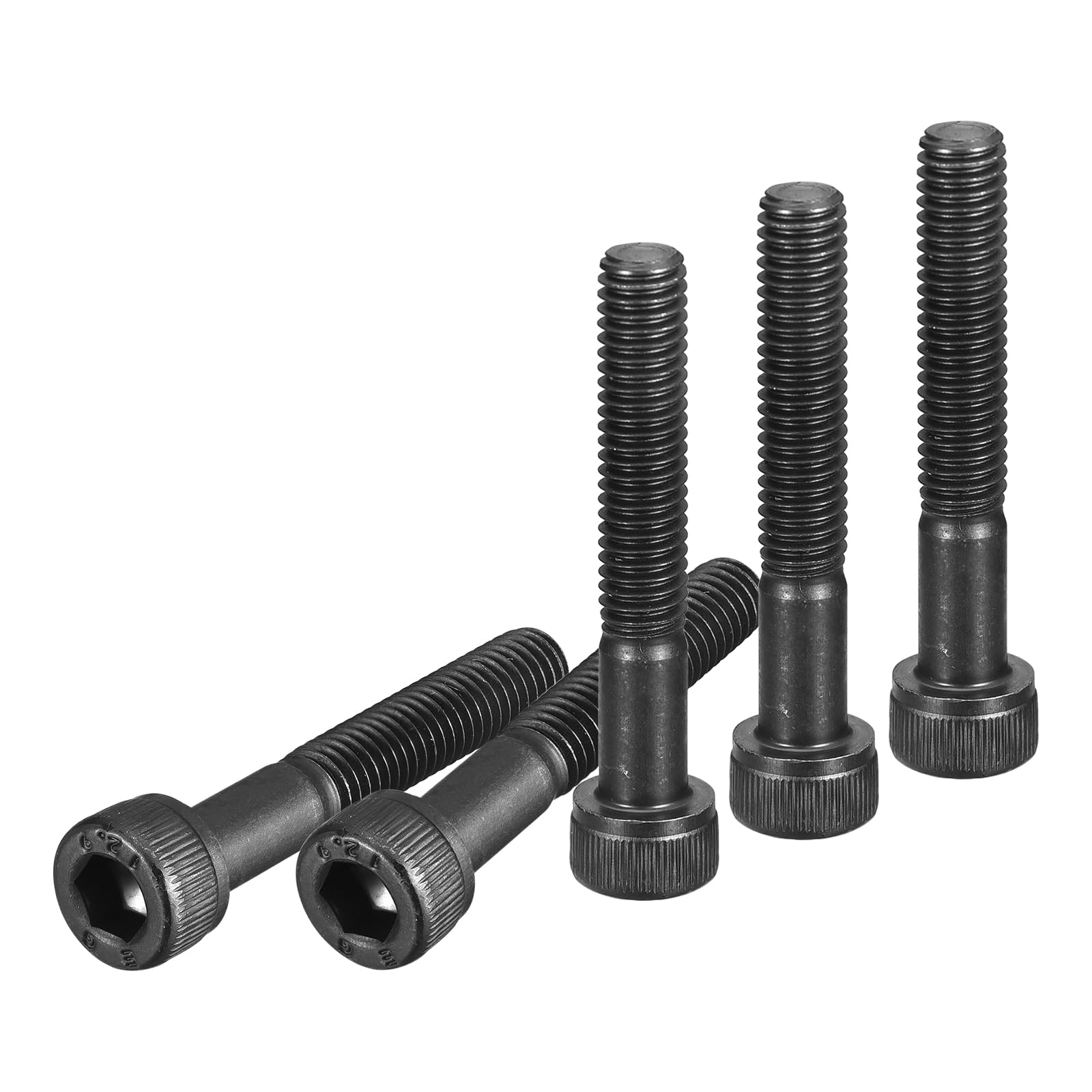 DTGN M6x40mm Socket Head Cap Screws Bolts, 25Pcs 12.9 Grade Alloy Steel, Metric Machine Hex Socket Screw, Hex Drive, Black Oxide Finish, UNC Coarse Thread Partially Threaded