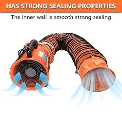 32FT Ducting Hose 20 Inch PVC Flexible Duct Hosing
