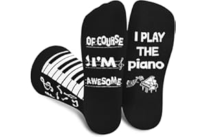 AGRIMONY Funny Music Socks - Novelty Fun Socks for Men Women Teen Boys - Birthday Gifts Christmas Stocking Stuffers
