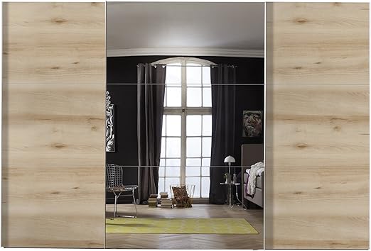 Express Möbel Armario, Haya, buche, 350 cm Breite x 236 cm Höhe x Tiefe