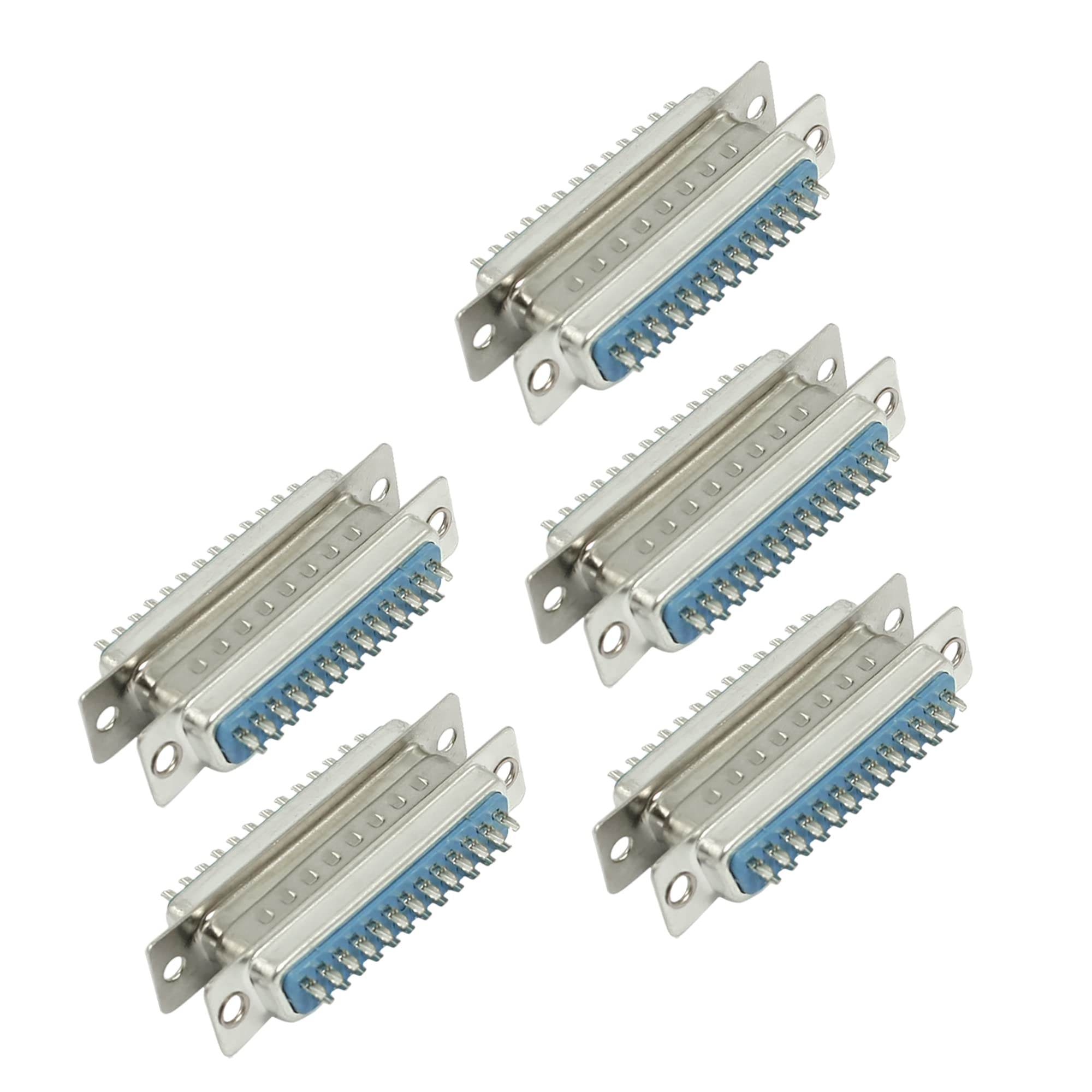 A ABSOPRO Male to Female 25 Pin D-SUB DB25 Cable Adapter (Set of 10)