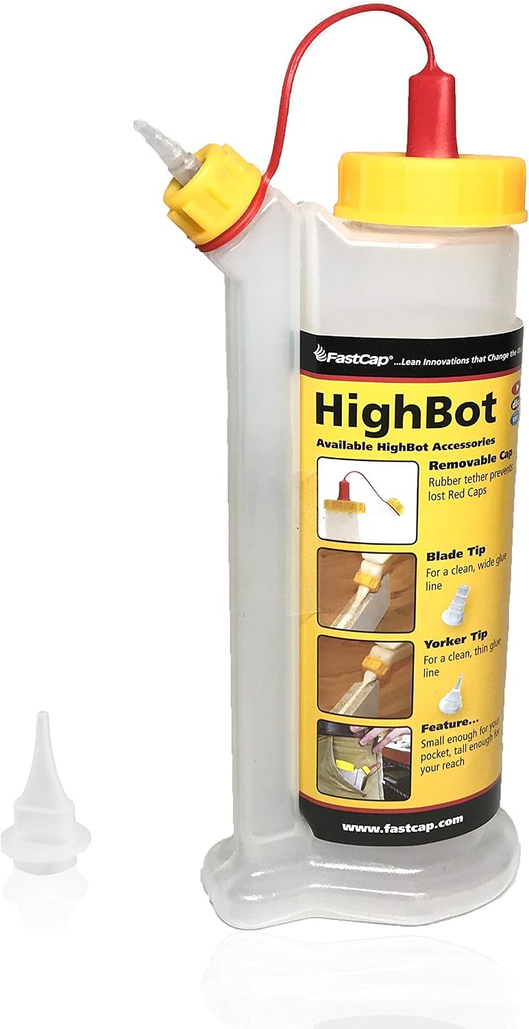 FastCap 02182 HighBot 6-Ounce Wide Mouth Glue Bottle, Multicolor, 6 Ounces