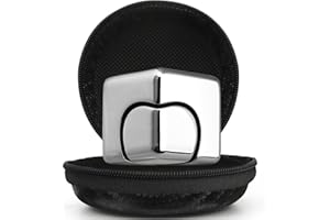 ANZMTOSN Metal Fidget Spinner Cube for Kid Adult, Alloy Gear Infinity Cube Finger Hand Spinner Transformable Spinning Top Metallic Toys for Anti-Anxiety Stress Relief Autism , 2-in-1 Fidget Block Toy Gift