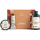 The Body Shop Almond Milk Essentials 3 Piece Set | Shower Cream, Hand Balm, Body Yogurt | for Dry, Sensitive Skin, Vegan