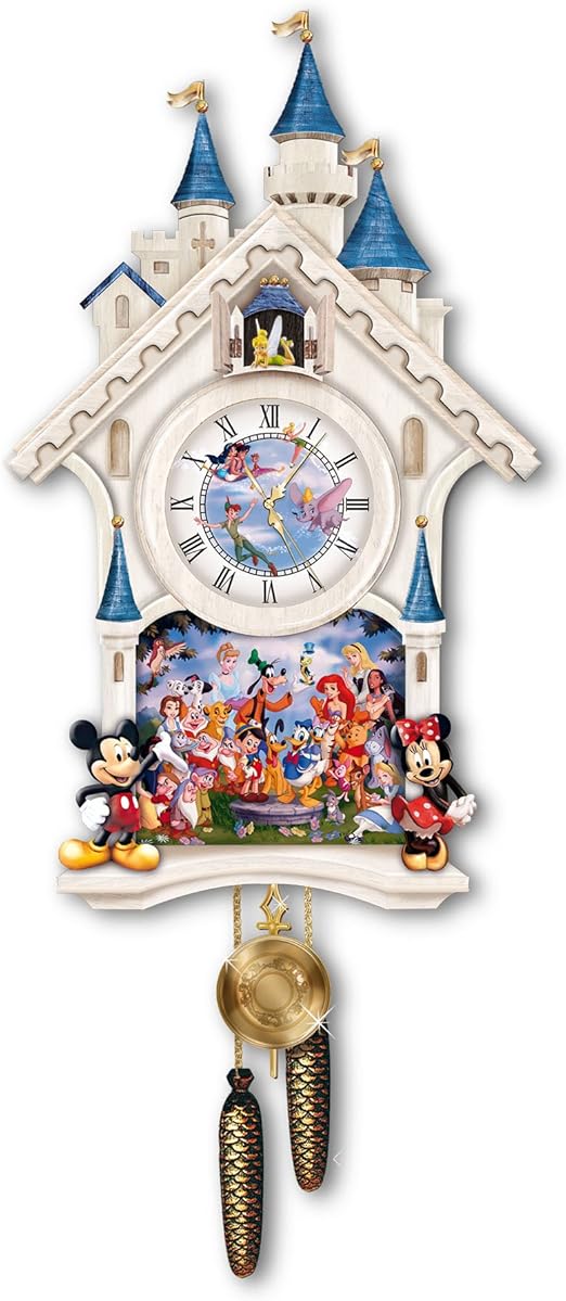 The Bradford Exchange Disney Character Cuckoo Clock 'Happiest Of