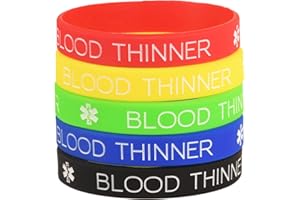 LinnaLove Medical Alert ID Bracelet Silicone ID Wristbands for women and men