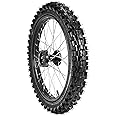 Trkimal 70/100-17 (2.75x17) 1.6x17 Front Wheel Tire and Rim Inner Tube with 15mm Bearing Assembly Motocross Off Road for Dirt Pit Bike (70/100-17(15mm bearing))