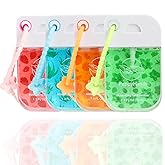 4Pcs Hydrating Hand Sanitizer Spray, 4 Scents, 5.4 FL. OZ. Portable Sanitizer Spray for Travel Size, 500-Sprays Each Multi-Flavor, Refillable Plastic Travel. (Strawberry, Citrus, Aloe Vera, Mint)