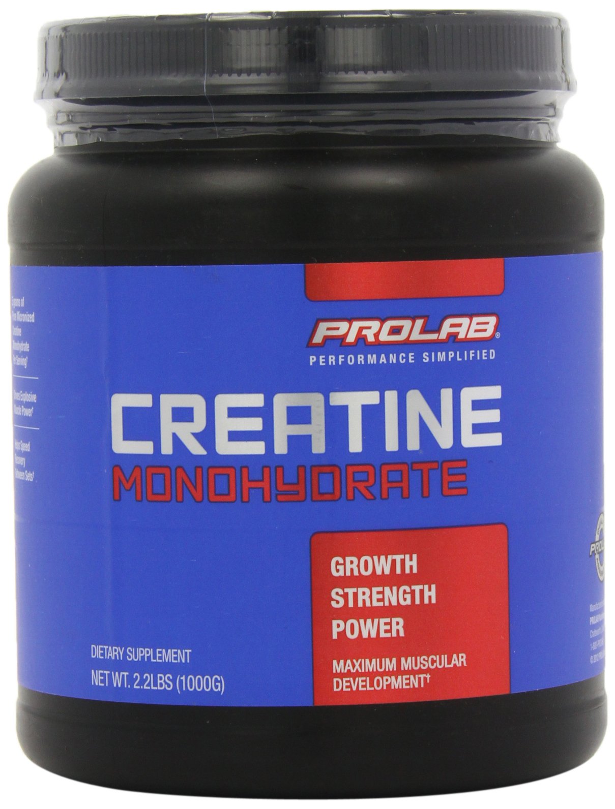 Prolab Creatine Monohydrate Powder,(1000g)2.2 lbs Buy Online in United