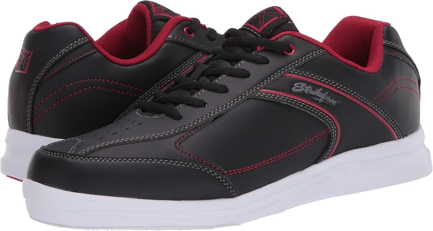 KR Strikeforce Flyer Lite Black/Red Bowling Shoe Mens Sports & Fitness