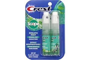 Crest Breath Mist With Scope Long Lasting Mint 2 7mL Bottles