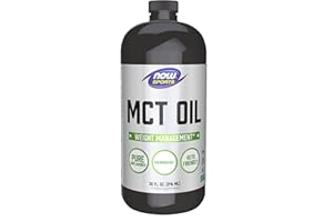 NOW Foods Sports Nutrition, MCT (Medium-chain triglycerides) Oil 14 g, Weight Management, Liquid, 32-Ounce