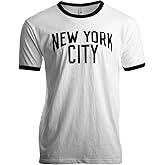 New York City | Iconic NYC Lennon Ringer Vintage Retro Style Men Women T-Shirt