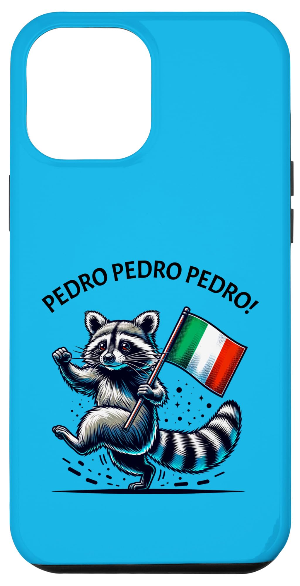iPhone 15 Plus Funny Raccoon Meme, Dancing Pedro Cute Italian Racoons Case