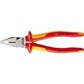 KNIPEX Tools - High Leverage Combination Pliers, 1000V Insulated (0208200US), 8 inches