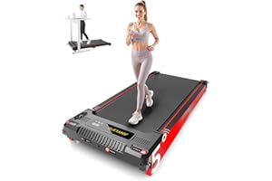 Walking Pad Treadmill, Anylife Incline Walking Pads Under Desk 330lb Capacity, 2.5HP Portable Treadm...
