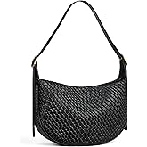 BOSTANTEN Purses for Women Crescent Crossbody Bag Vegan Leather Shoulder Hobo Handbag Adjustable Strap